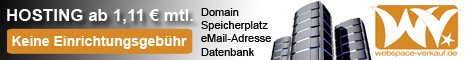Webspace-Verkauf Banner